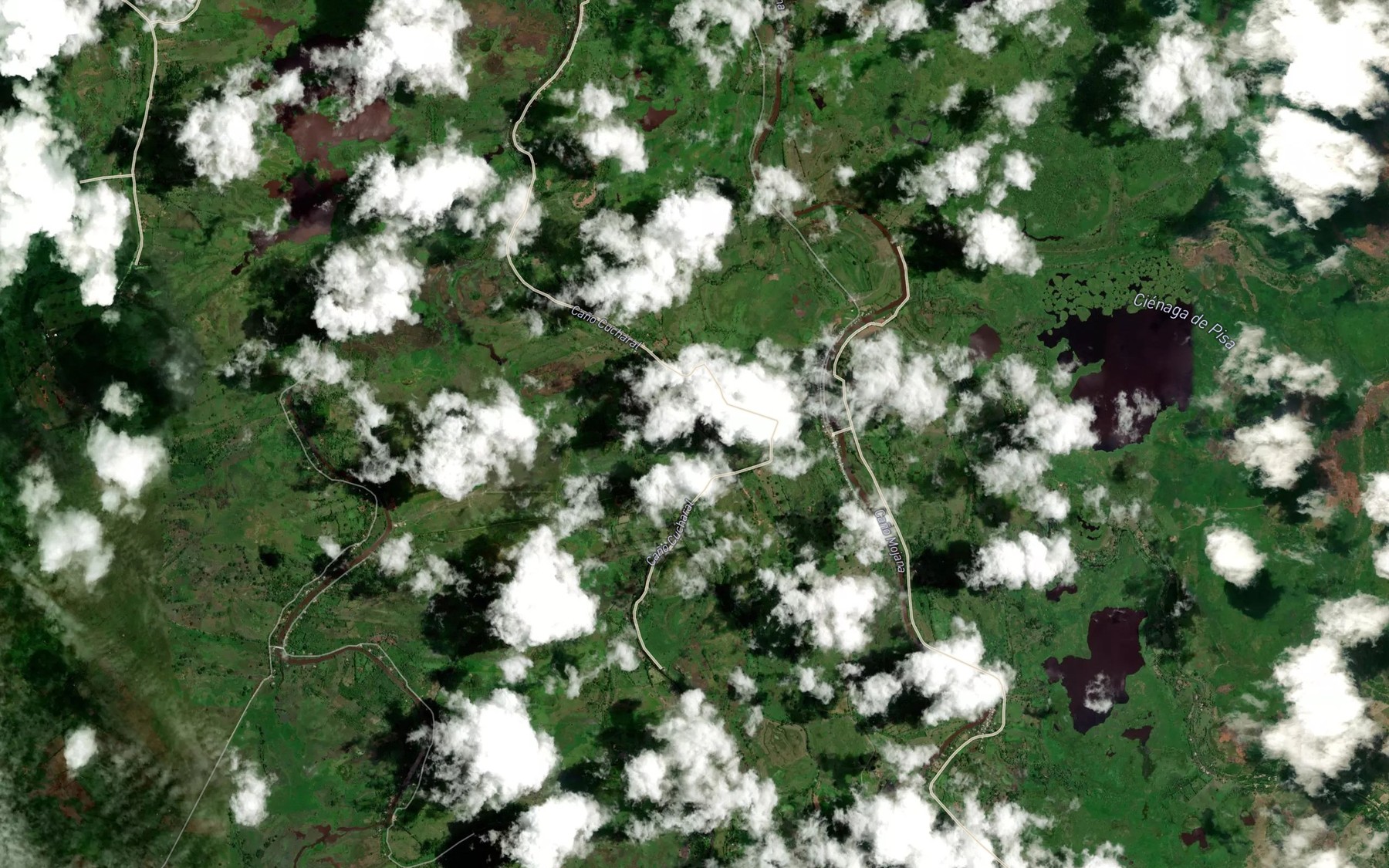 Satellite map of the Cano Cucharal