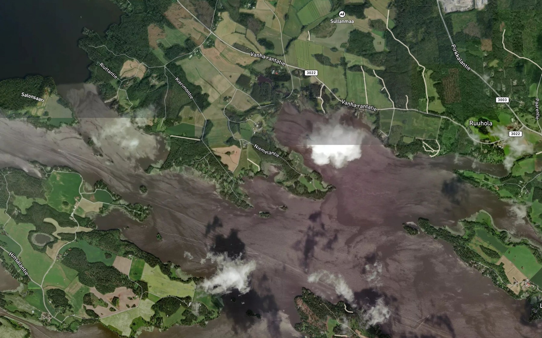 Satellite map of the Kartiskalahti