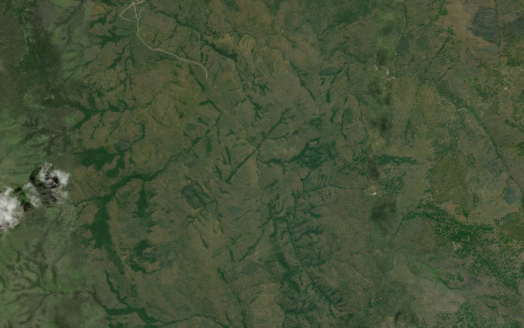 Satellite map of the Luabia