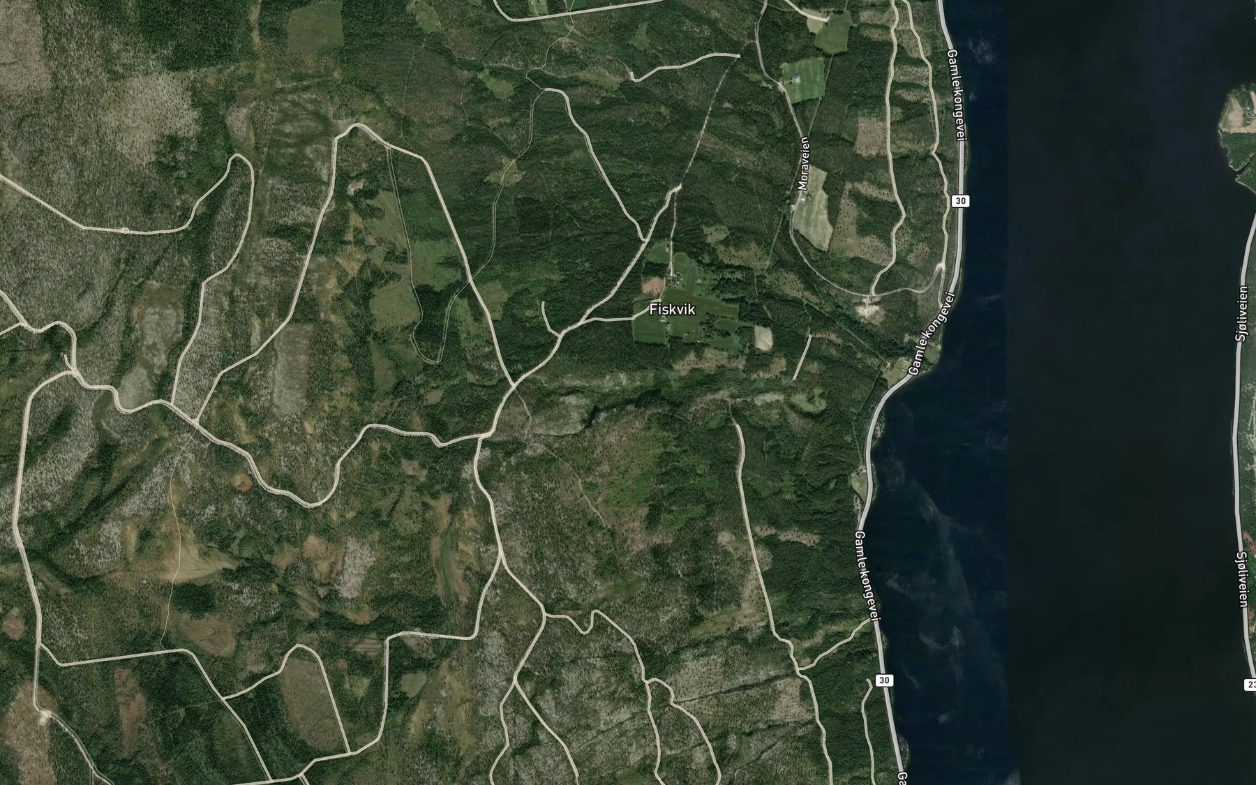 Satellite map of the Ulbekken