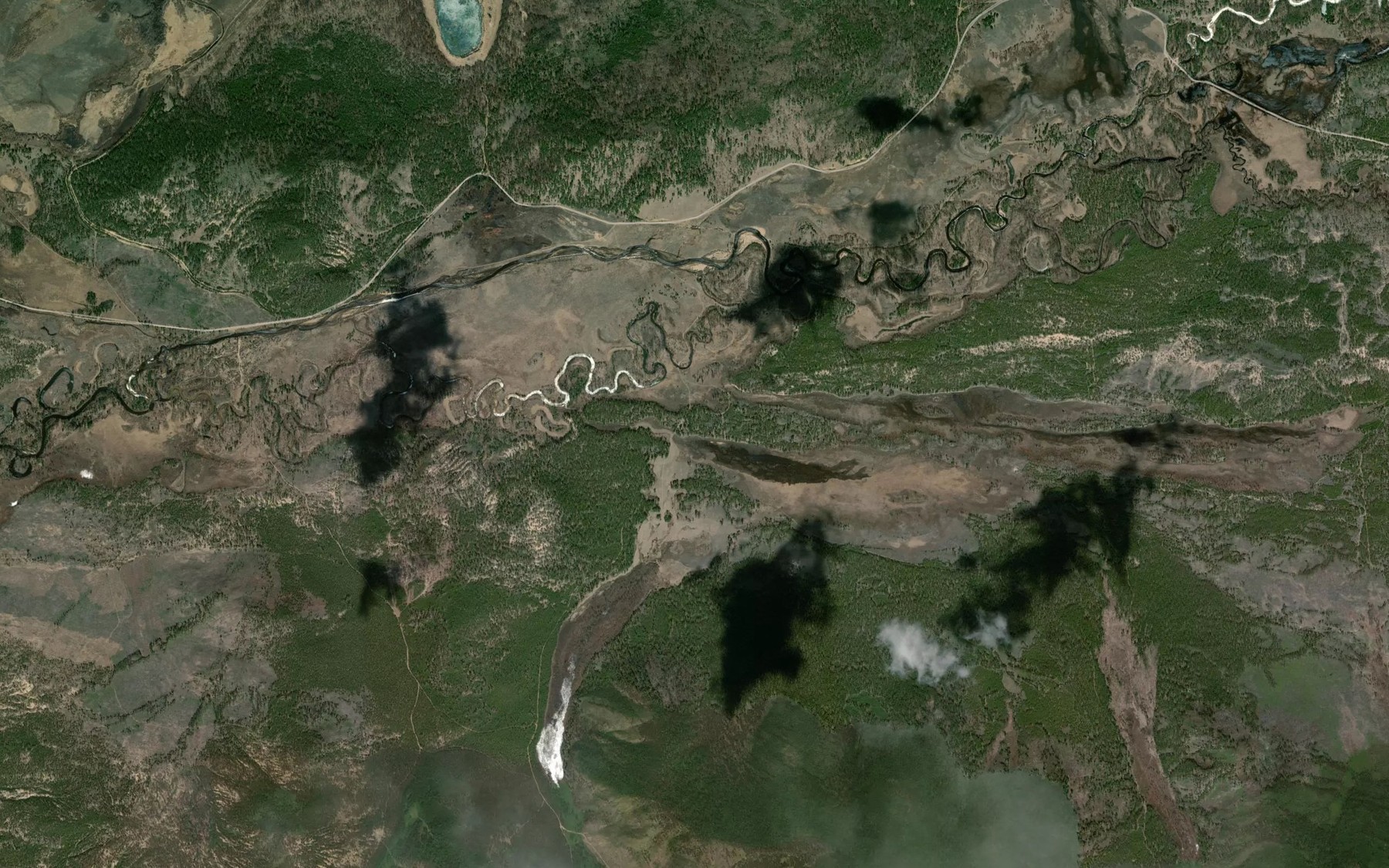 Satellite map of the Mugain-Sapo