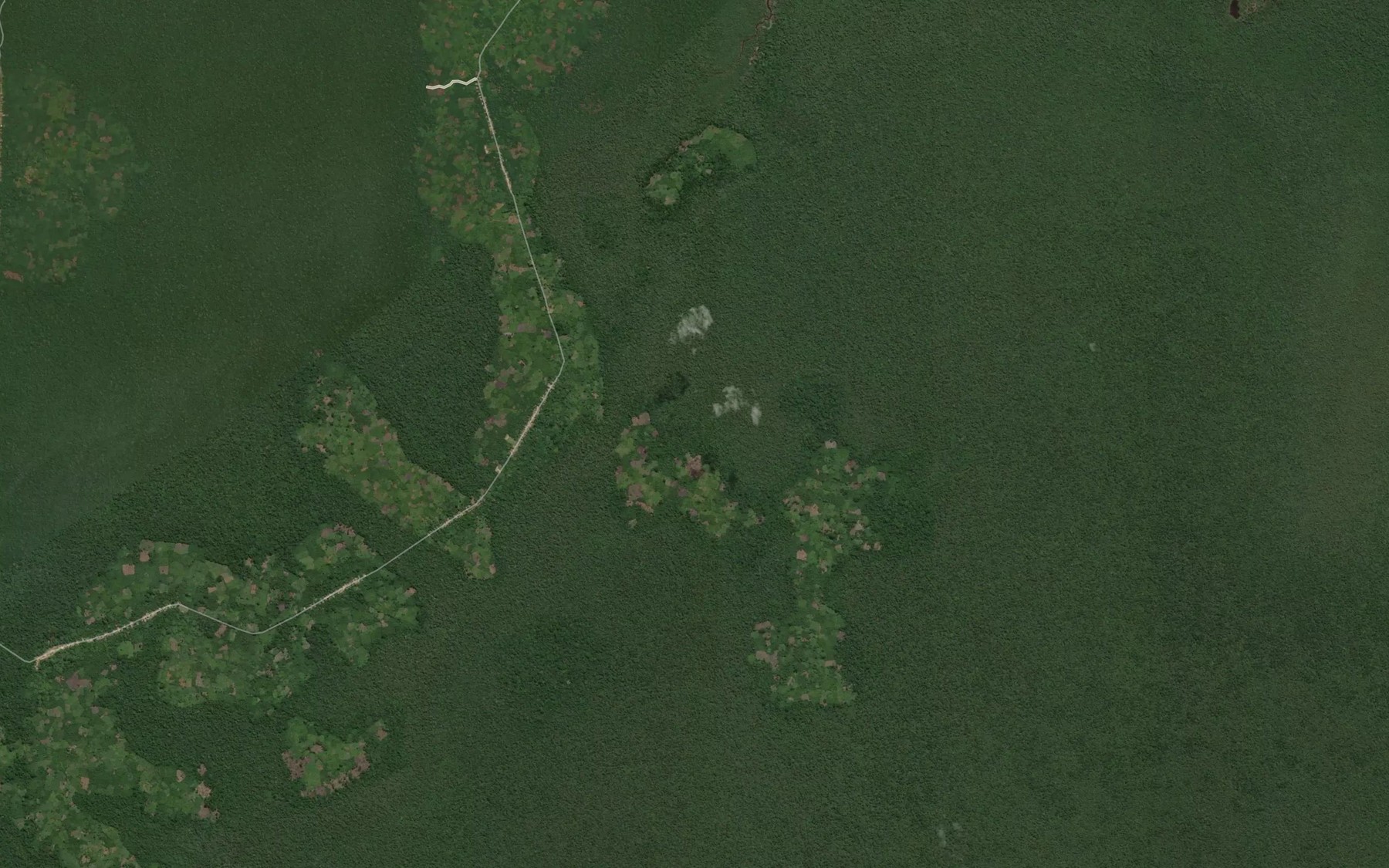Satellite map of the Bongidji