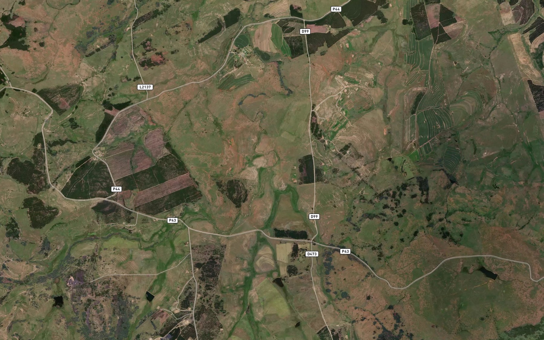 Satellite map of the Ystermynspruit
