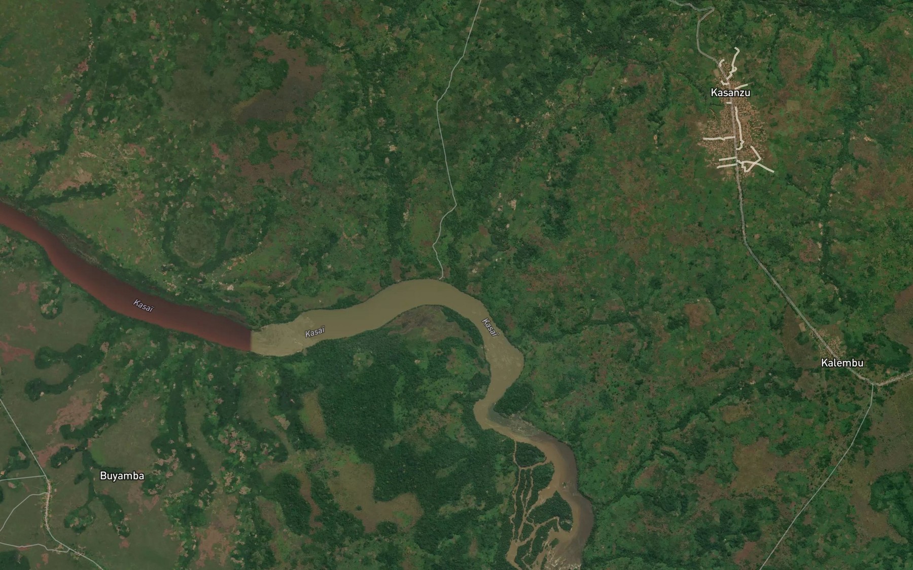 Satellite map of the Luenda