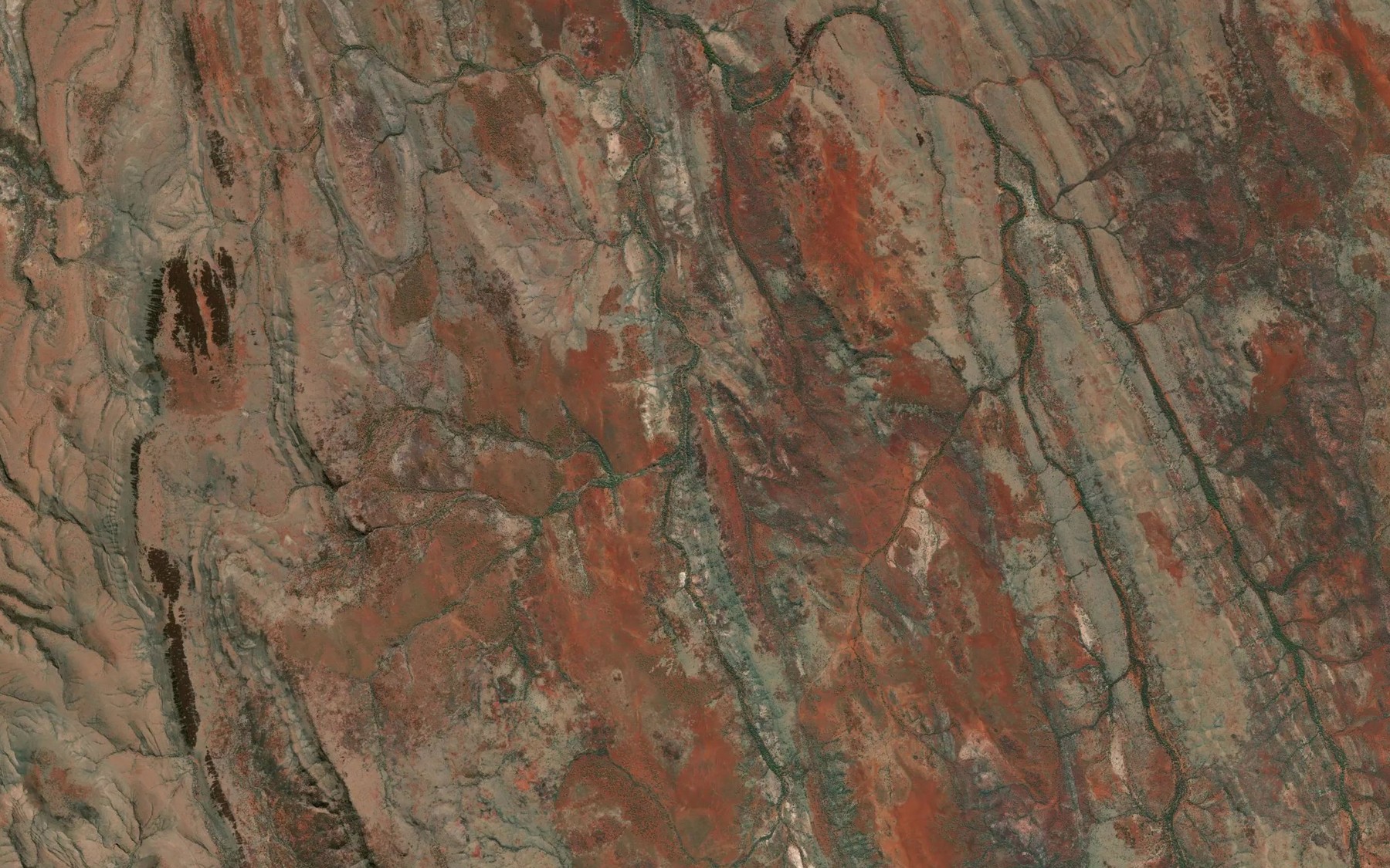 Satellite map of the Cullandie Springs
