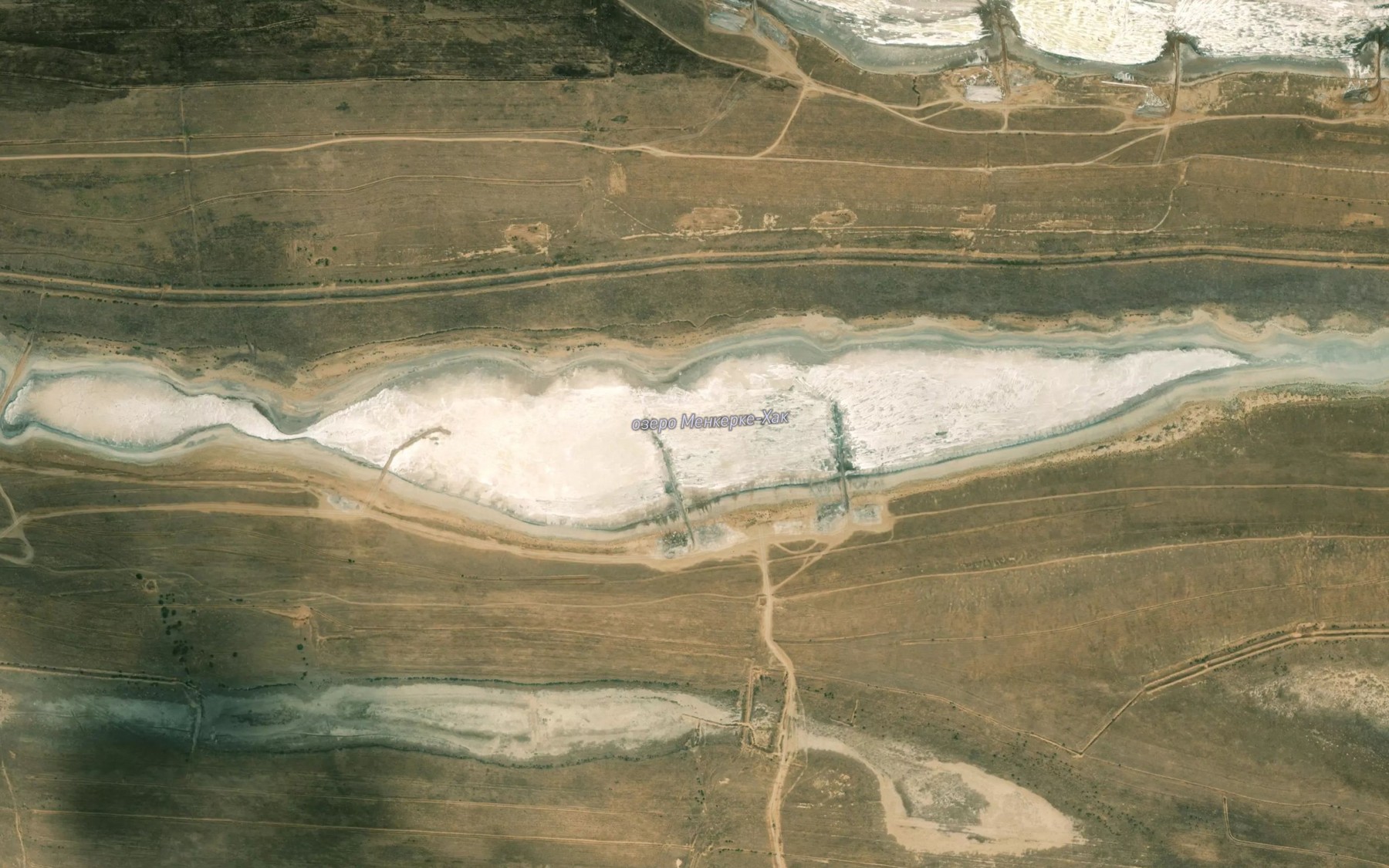 Satellite map of the Ozero Menkerke-Khak