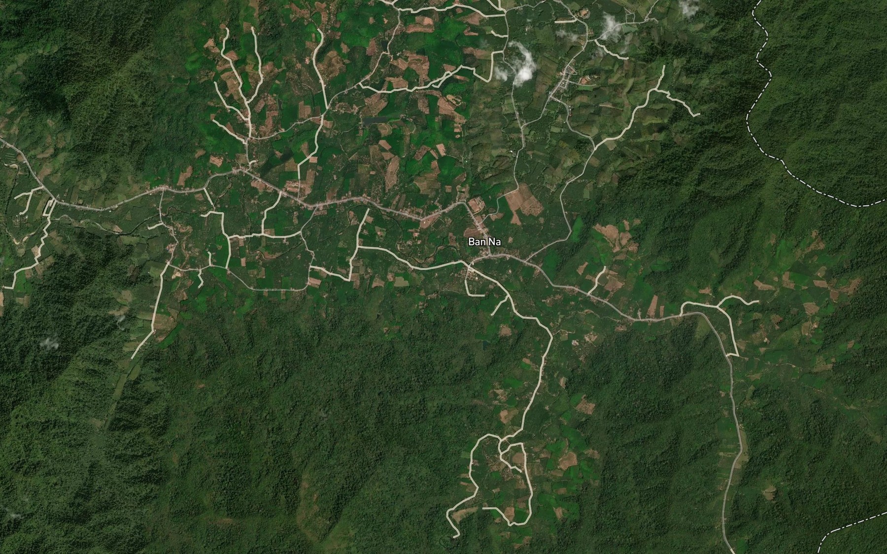 Satellite map of the Khlong Bang Mut