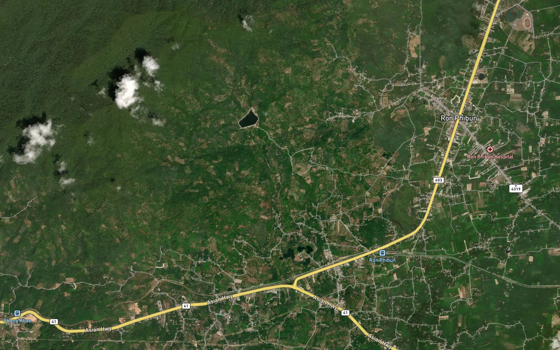Satellite map of the Nam Tok Mae Setthi