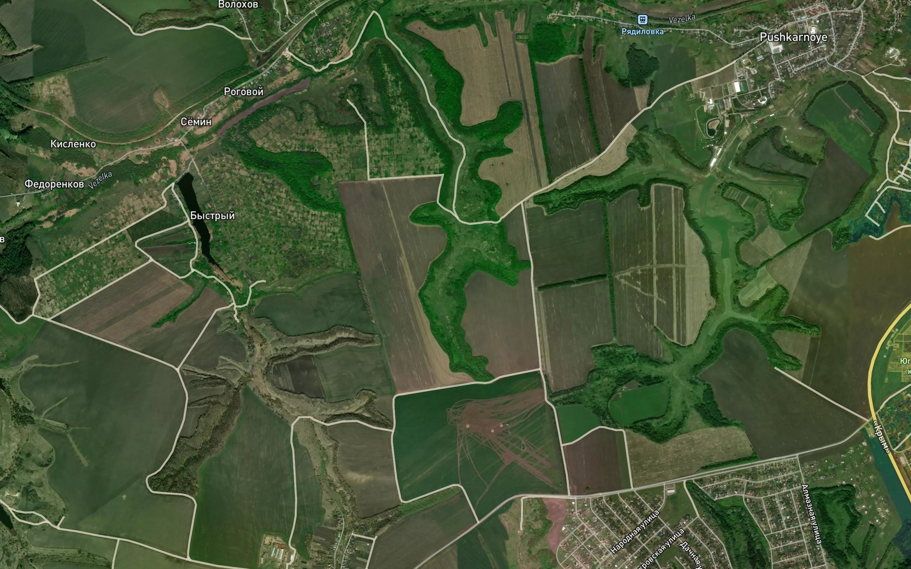 Satellite map of the Balka Krivogino