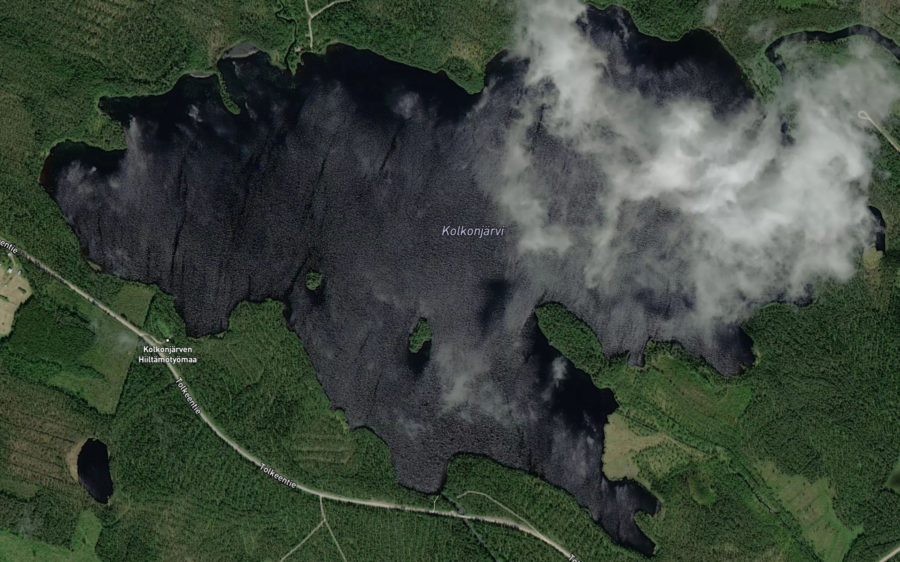 Satellite map of the Kolkonjoki