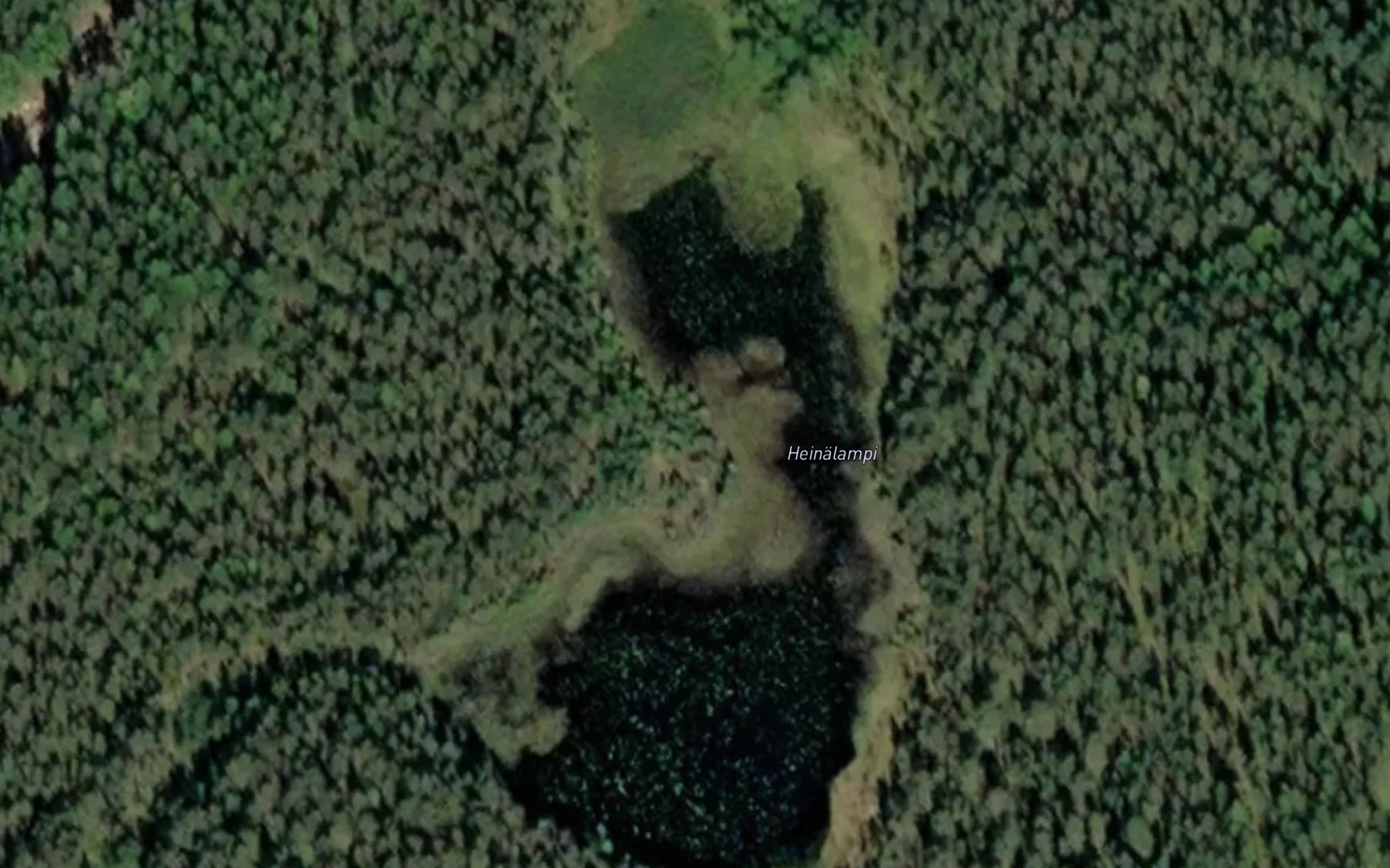 Satellite map of the Heinalampi