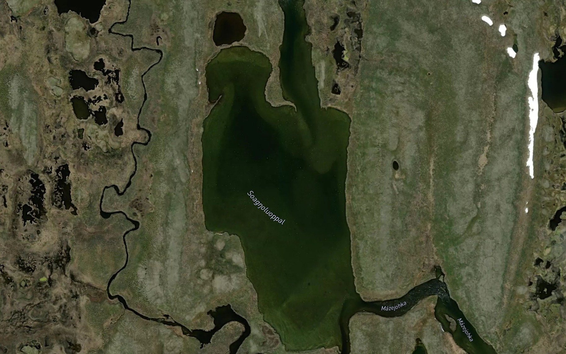 Satellite map of the Soagnuluobbal