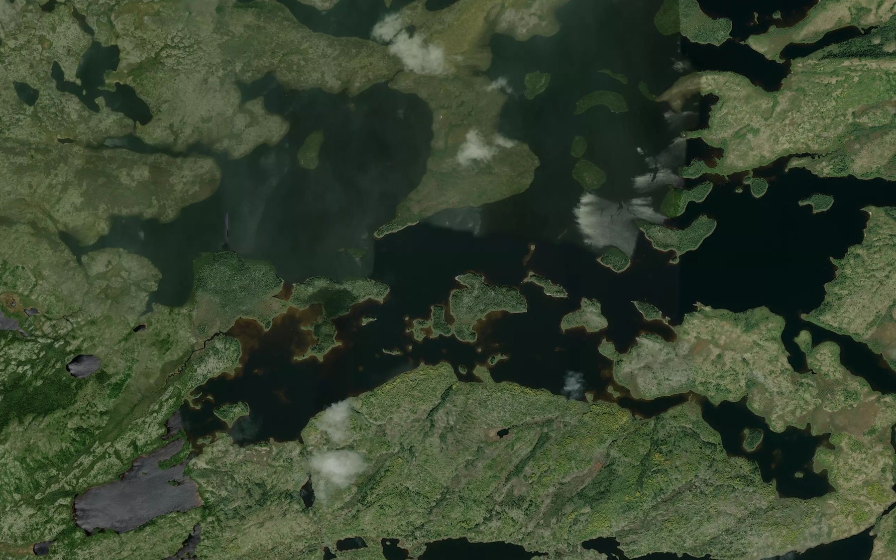 Satellite map of the Lac Marbois