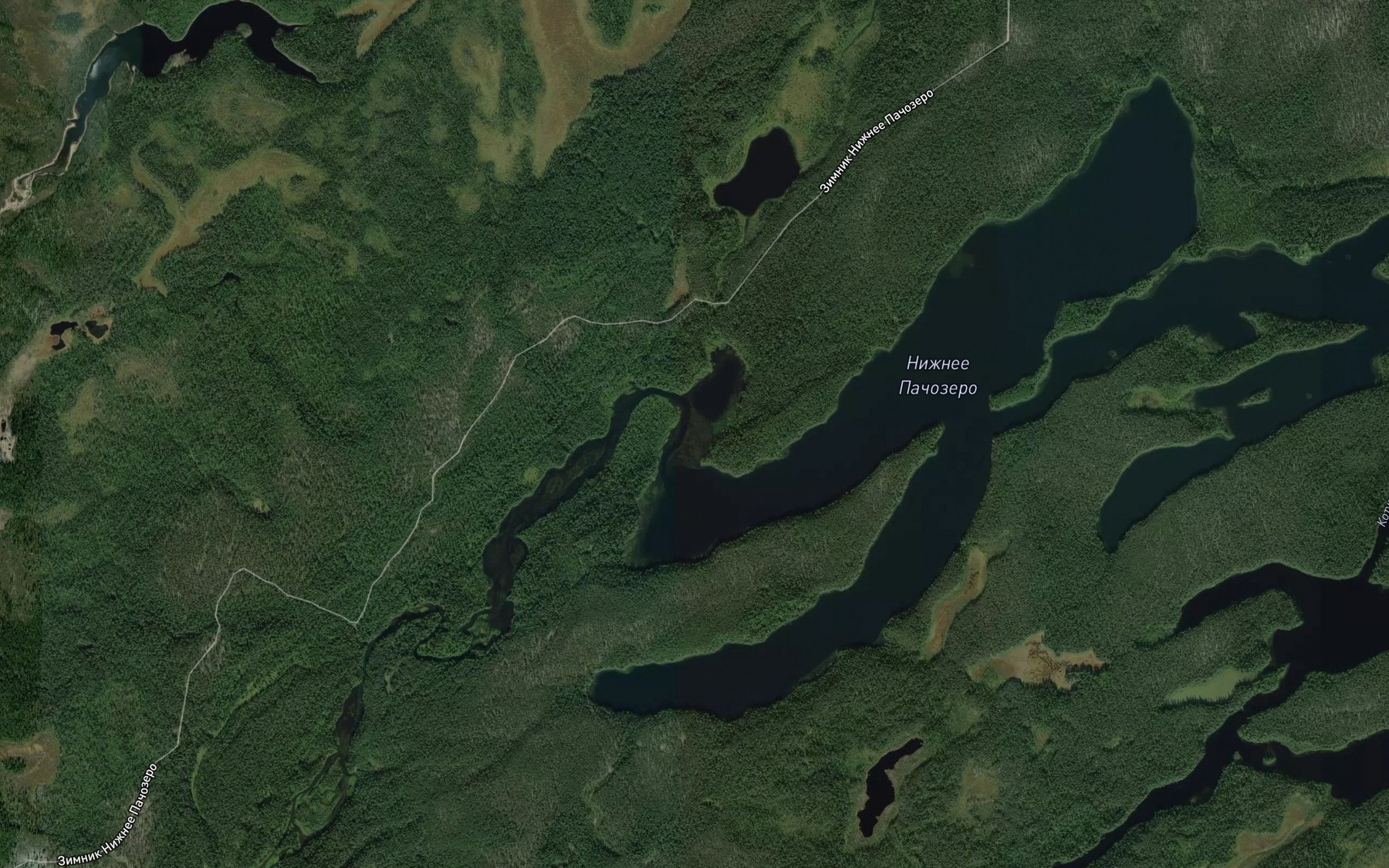 Satellite map of the Solokha
