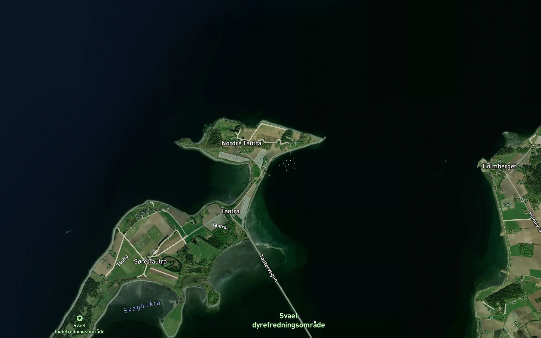 Satellite map of the Sorhamna