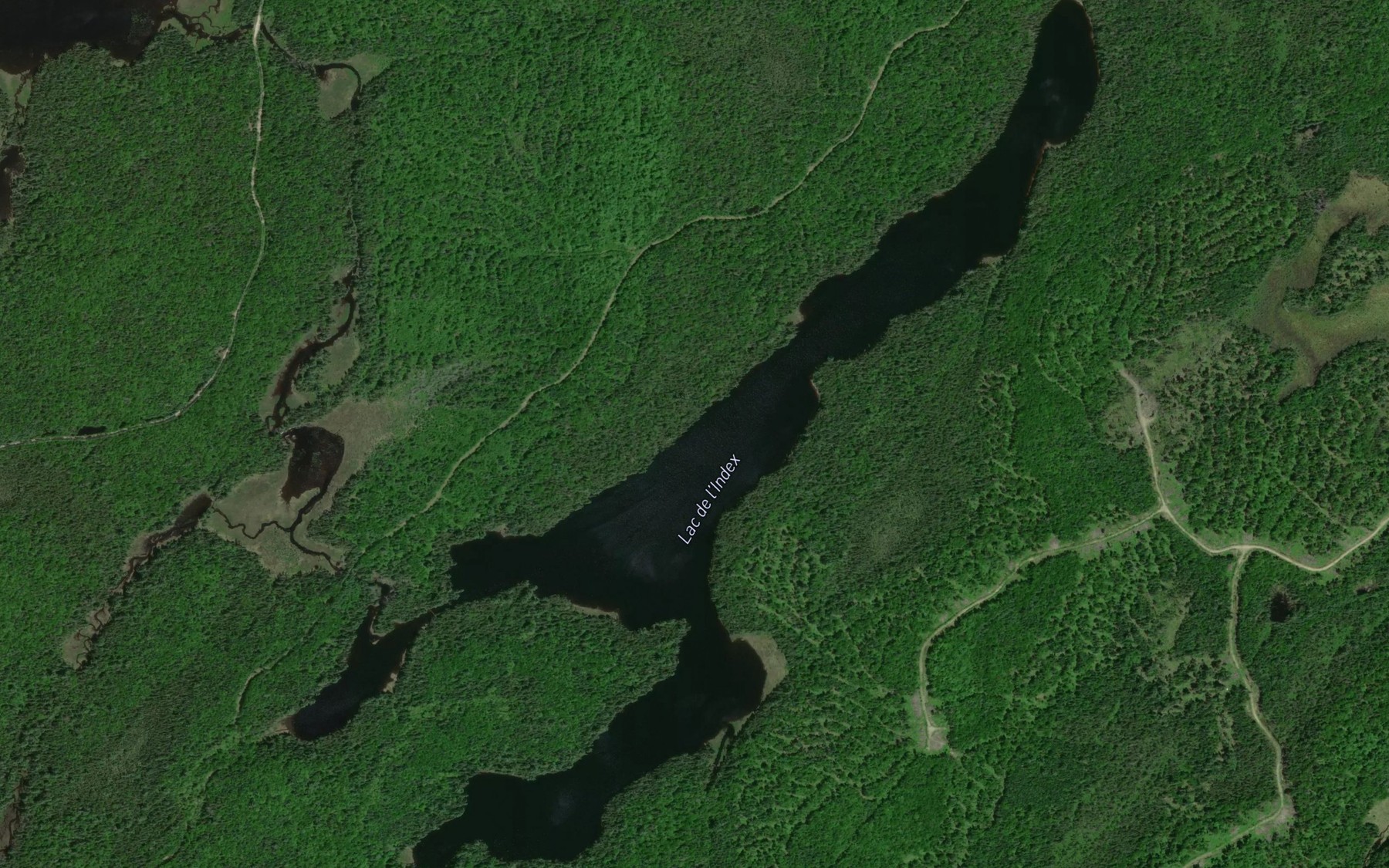 Satellite map of the Lac de l'Index