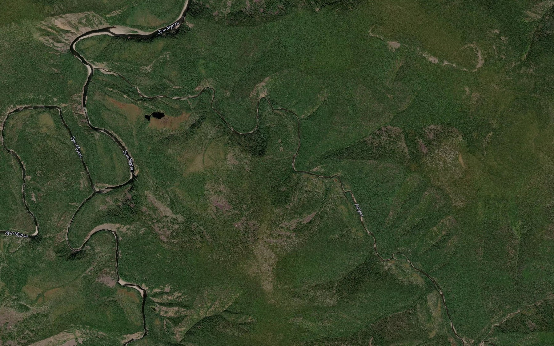 Satellite map of the Salbartuy