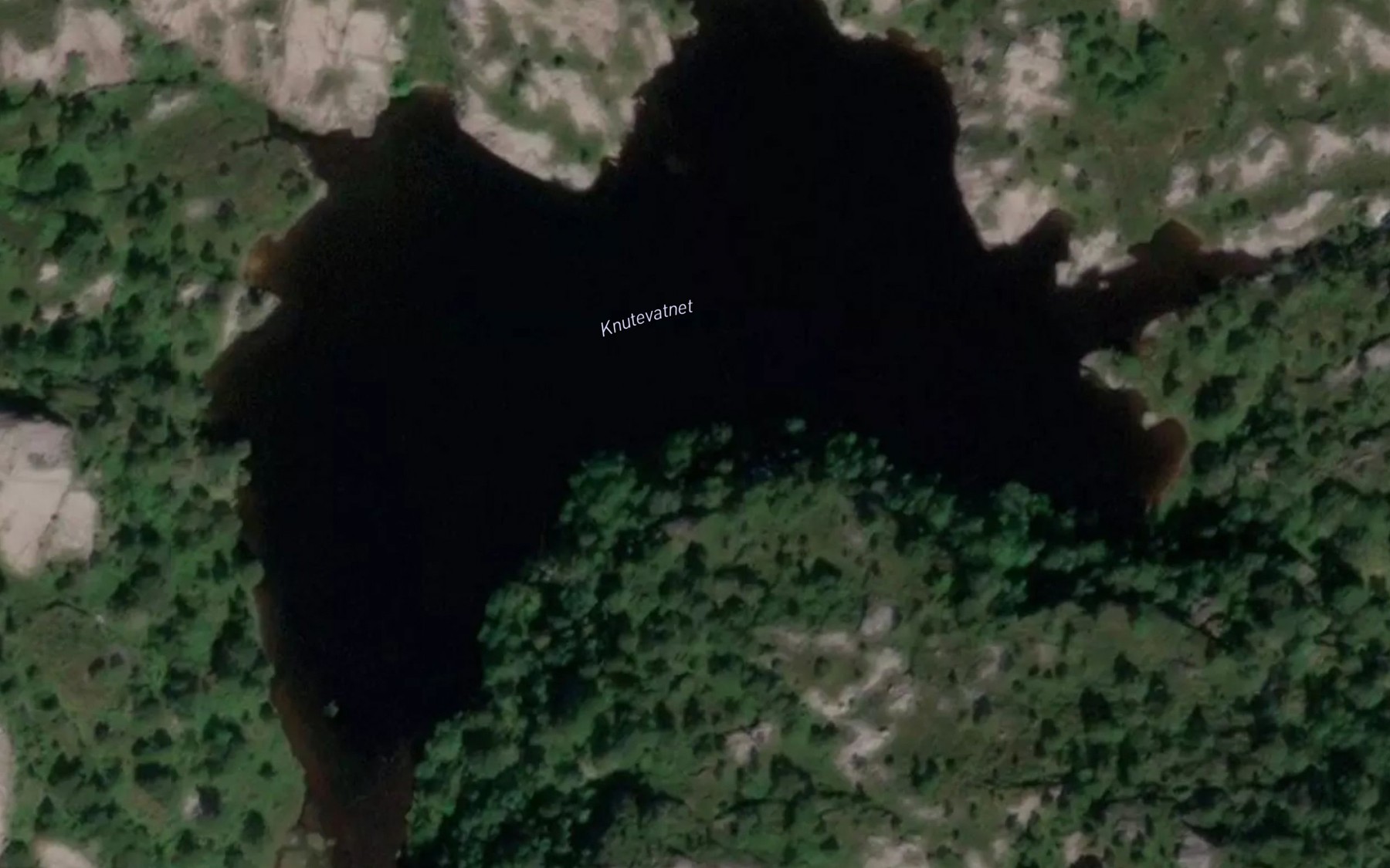 Satellite map of the Knutsvatnet