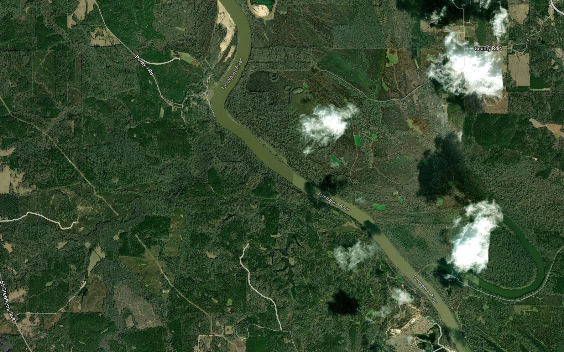 Satellite map of the Salt Creek