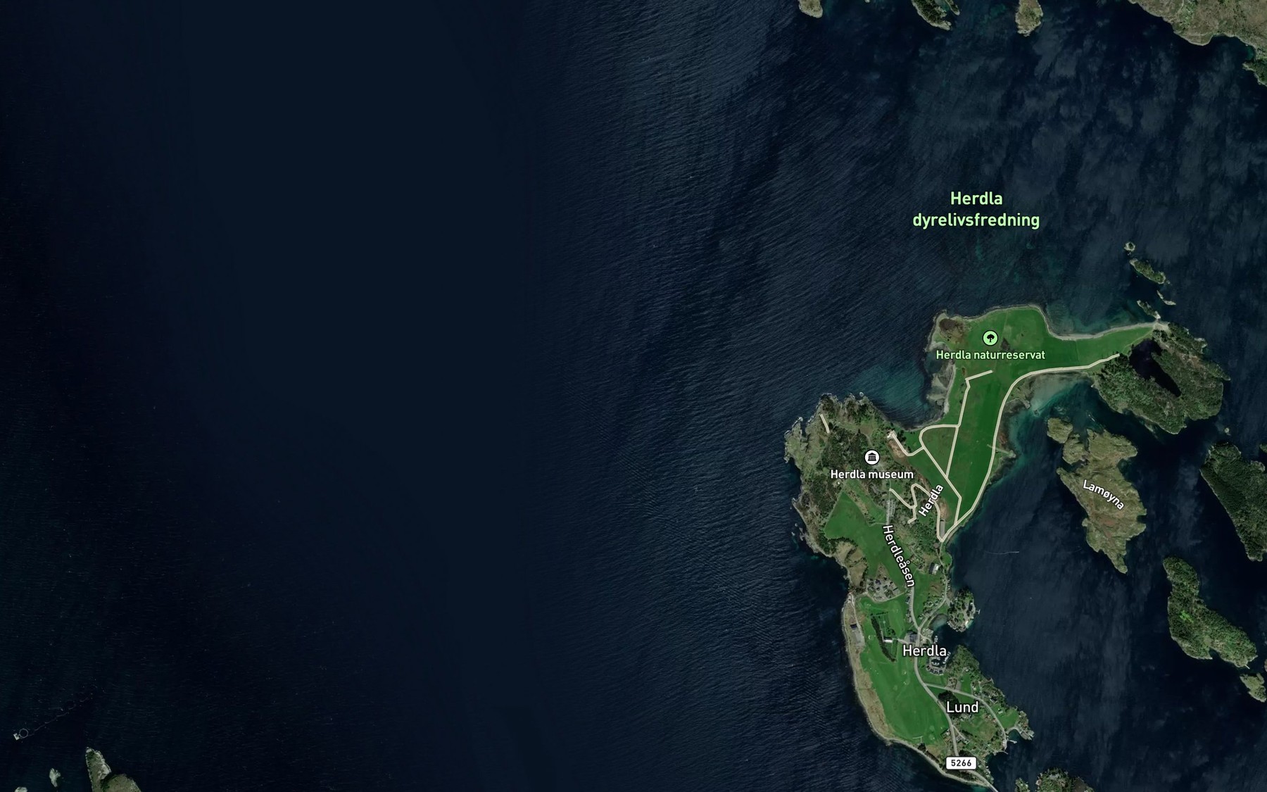 Satellite map of the Gavleskallen