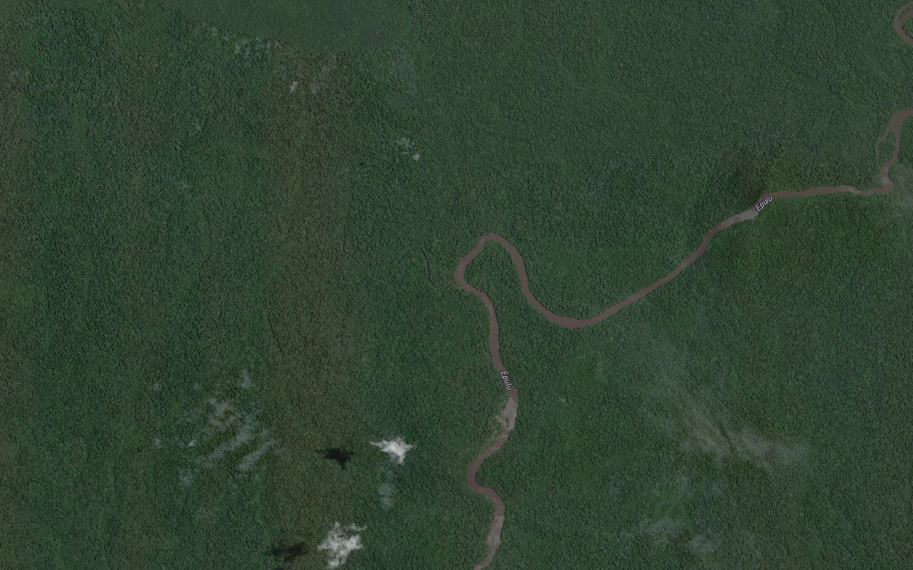 Satellite map of the Itoro