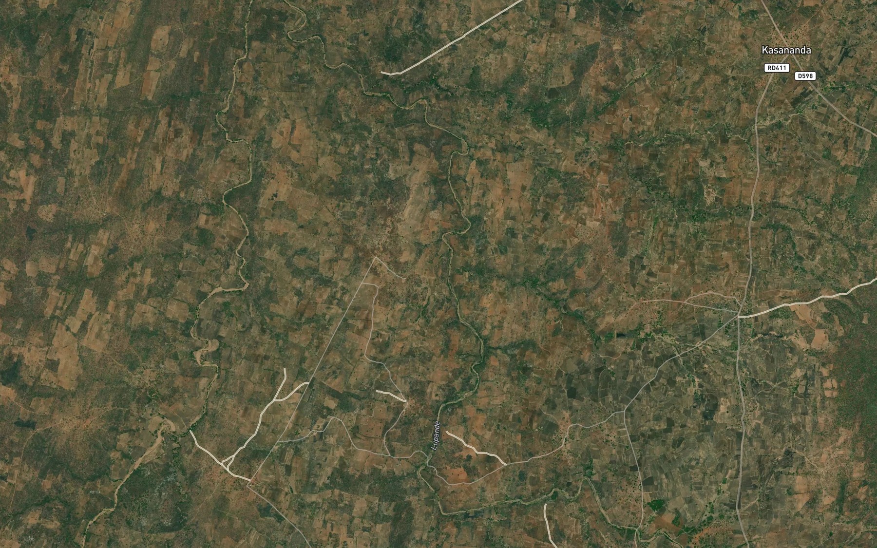 Satellite map of the Nyatuwe