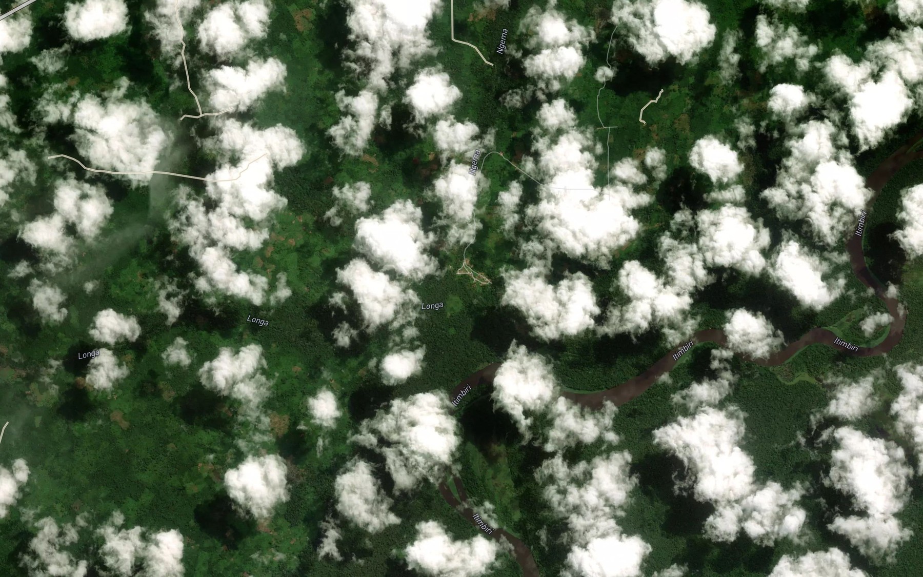Satellite map of the Longa
