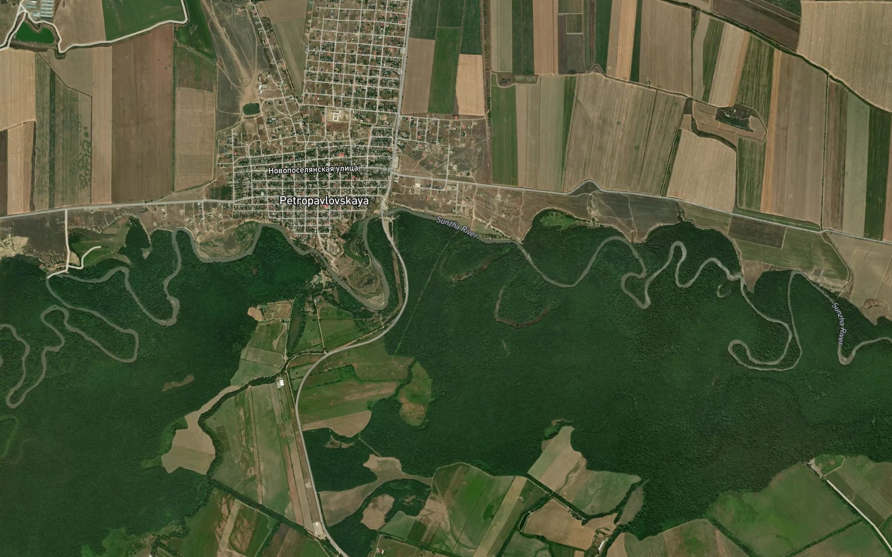 Satellite map of the Ozero Andrianovskoye