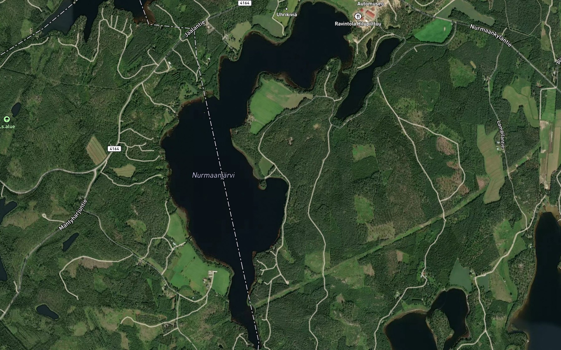 Satellite map of the Kuorelahti