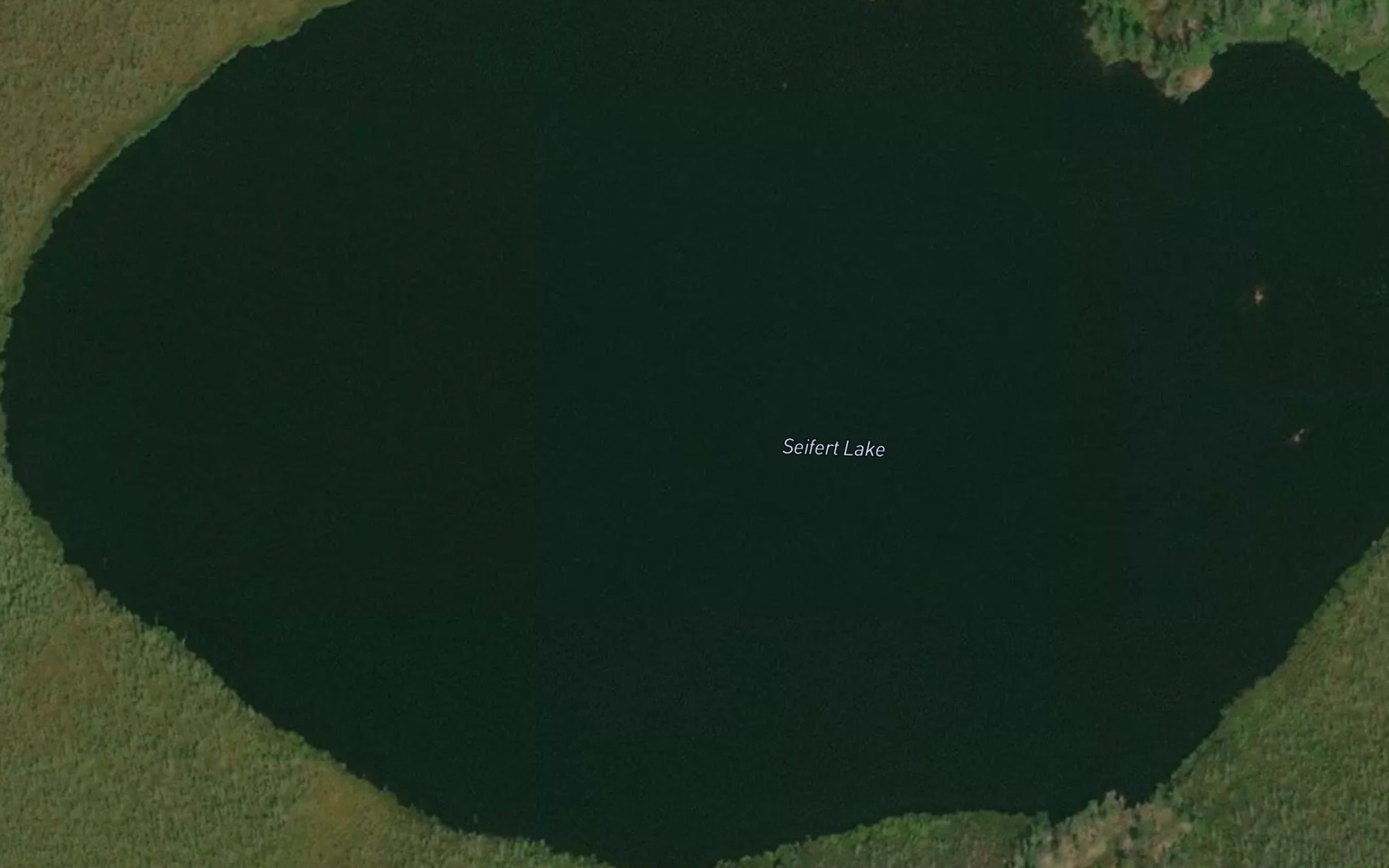 Satellite map of the Seifert Lake