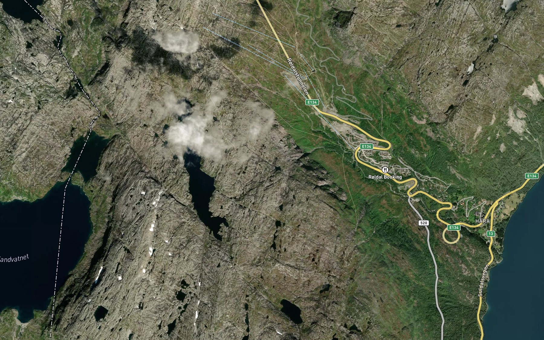Satellite map of the Reinsana