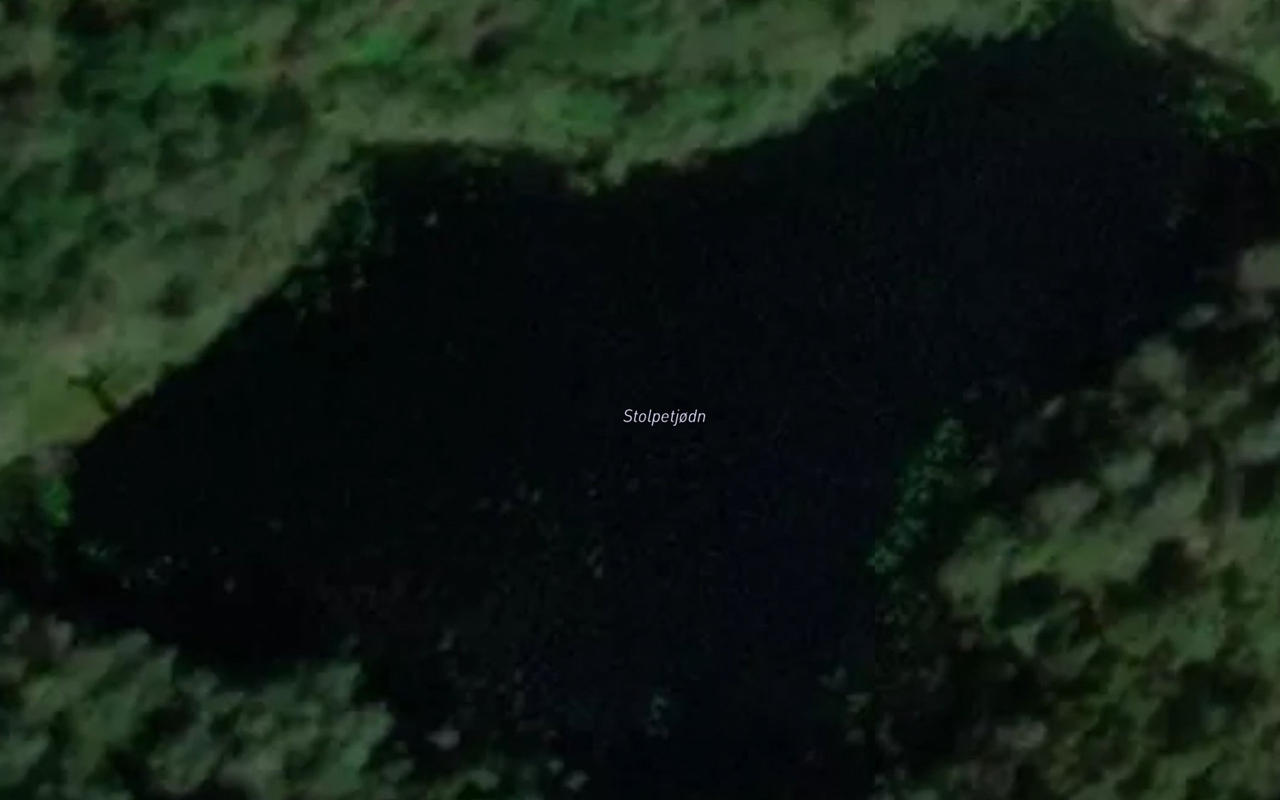 Satellite map of the Stolpetjodn