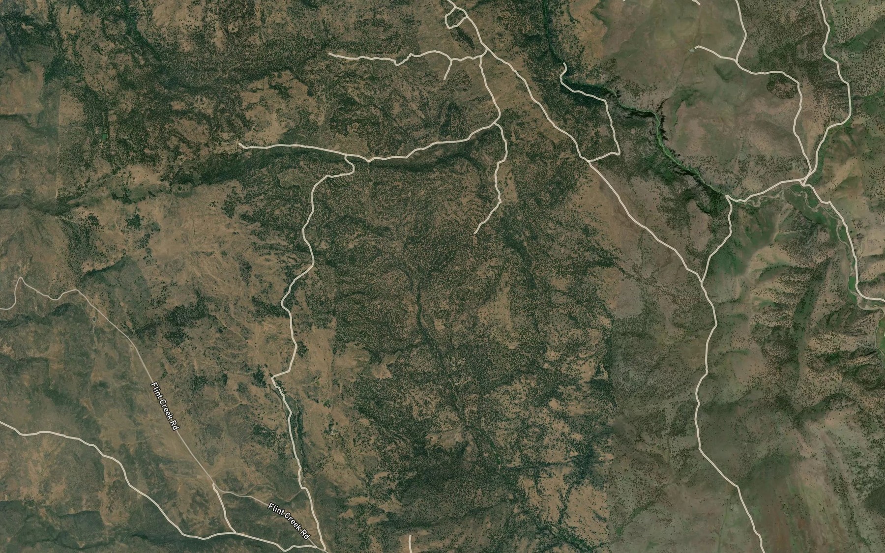 Satellite map of the East Goose Creek Pond