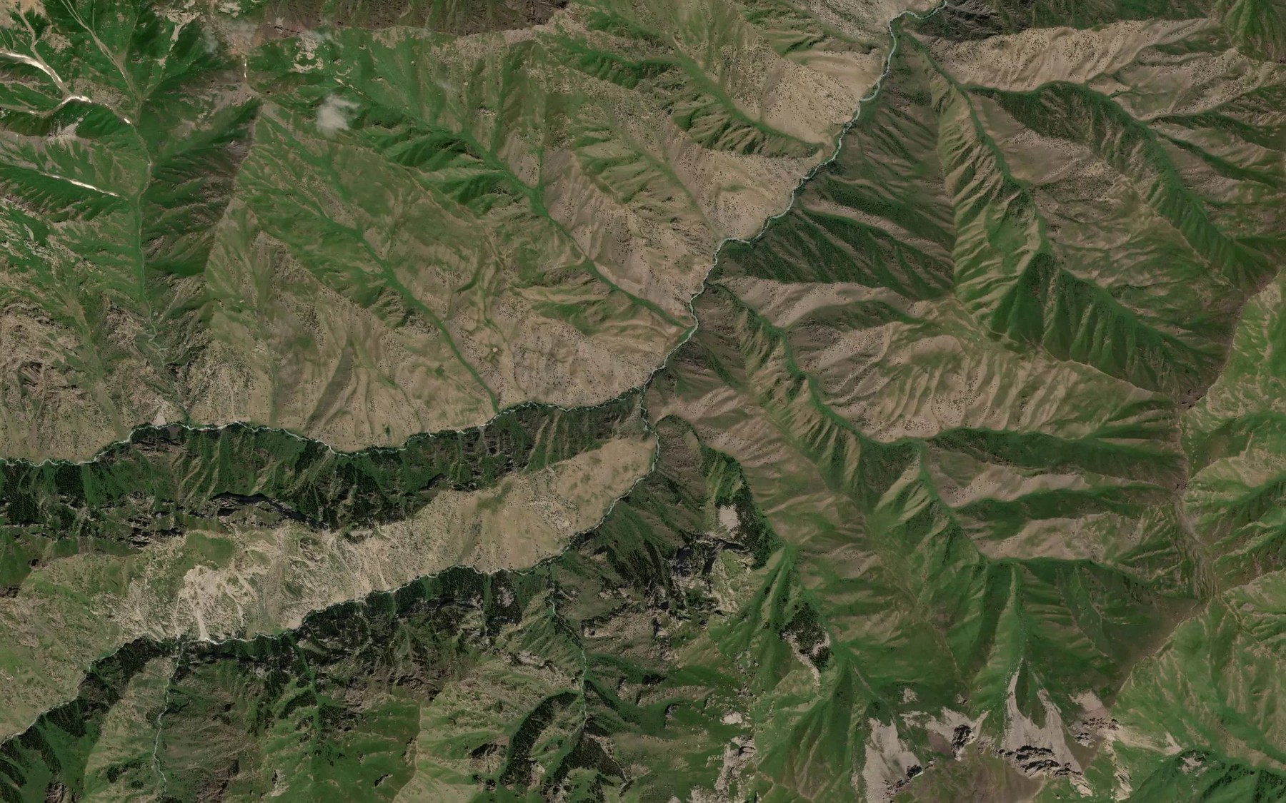 Satellite map of the Dombra