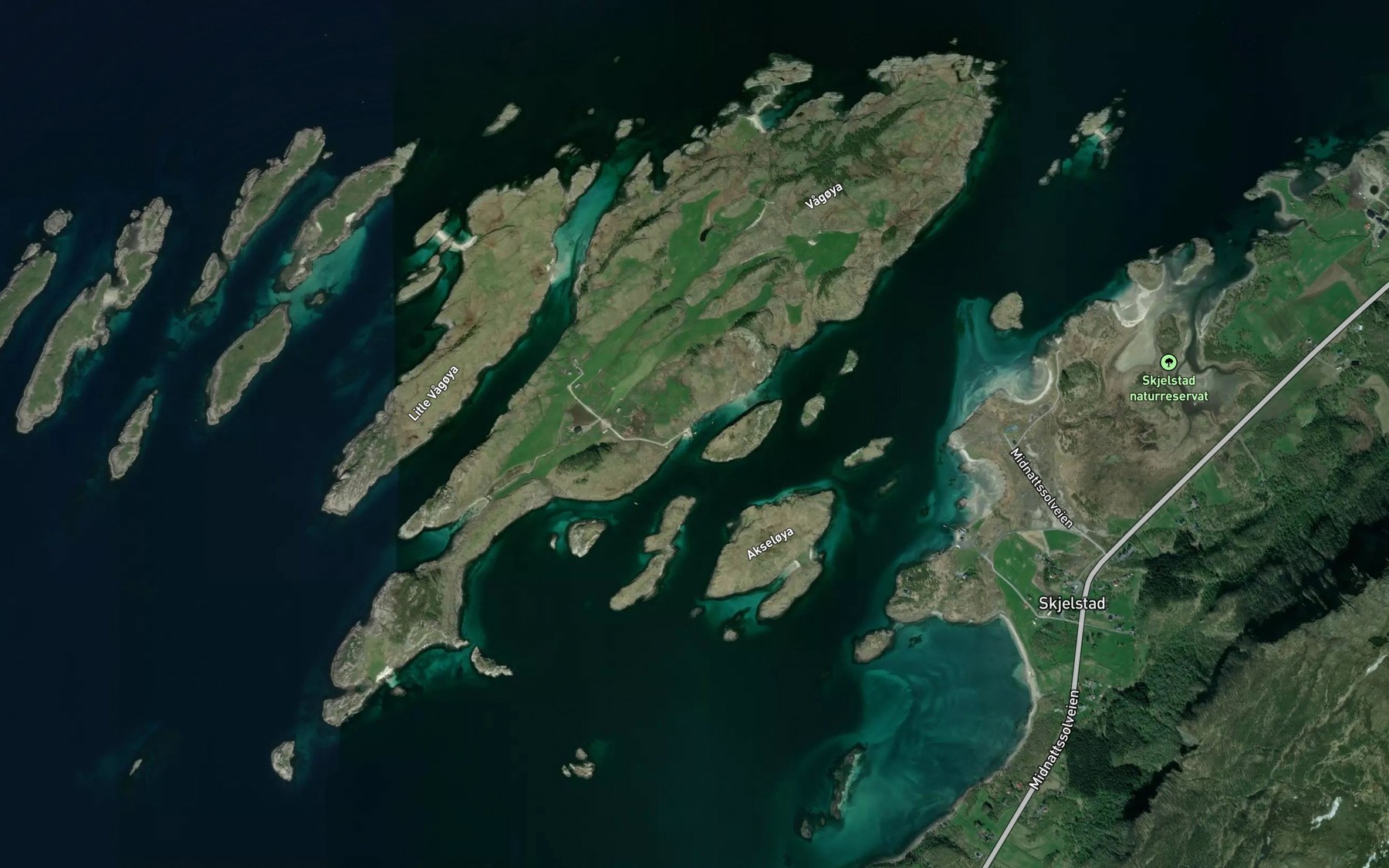 Satellite map of the Gangstoa