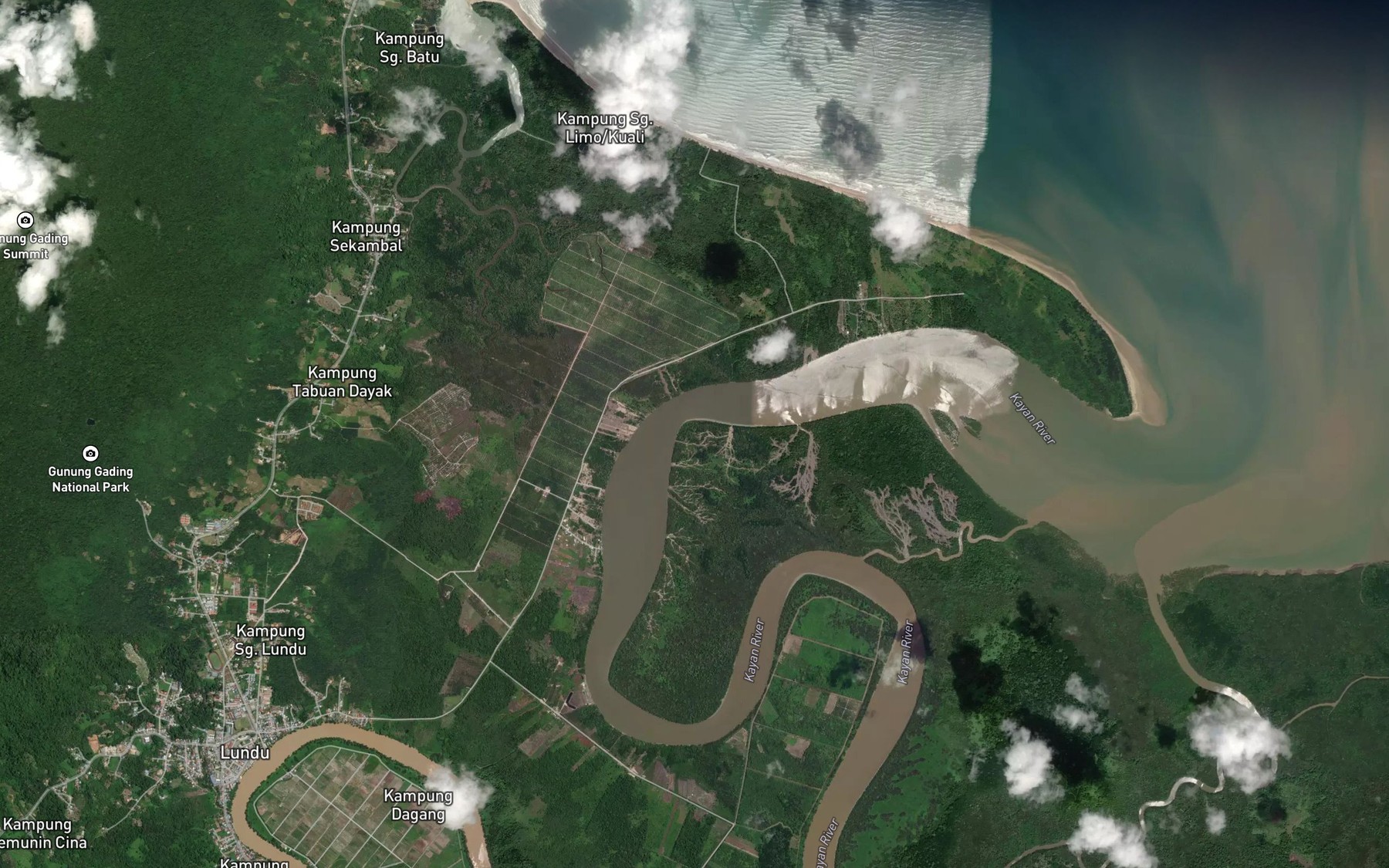 Satellite map of the Tanjong Pajana