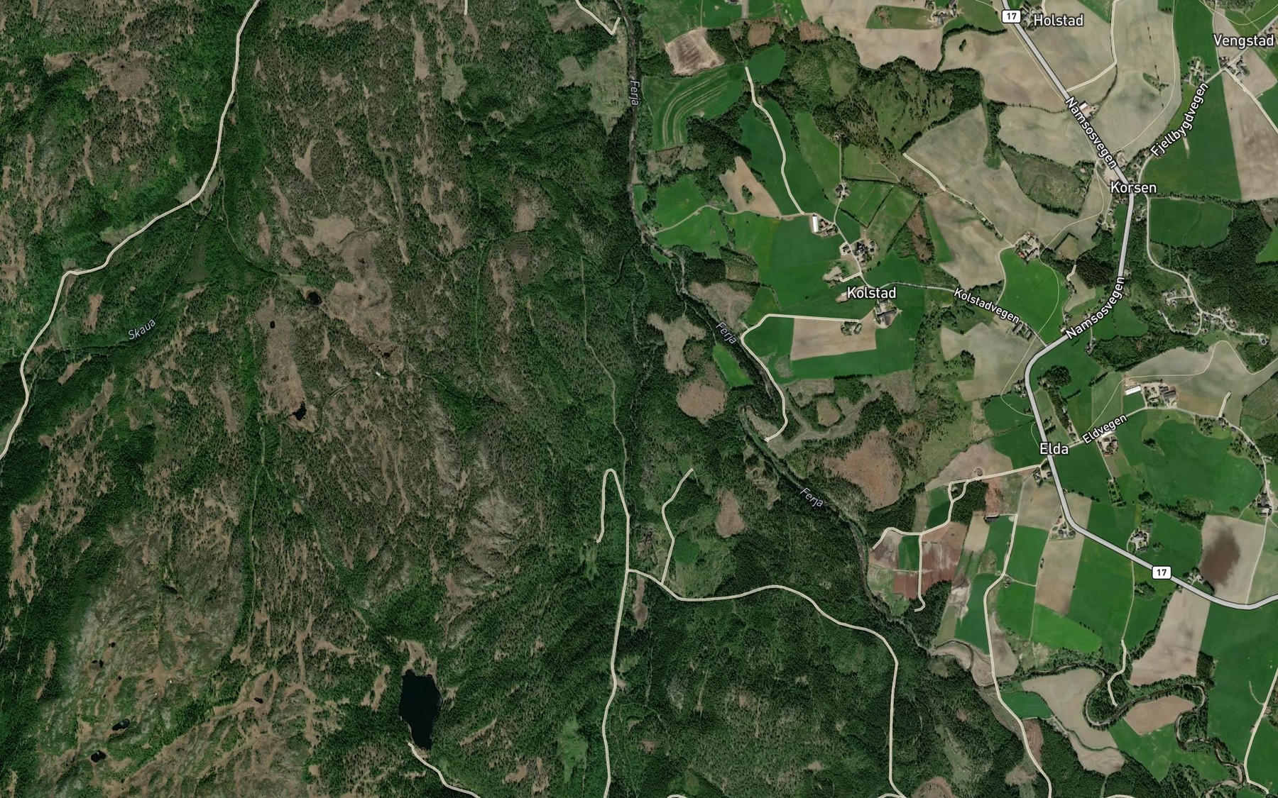 Satellite map of the Trettengbekken