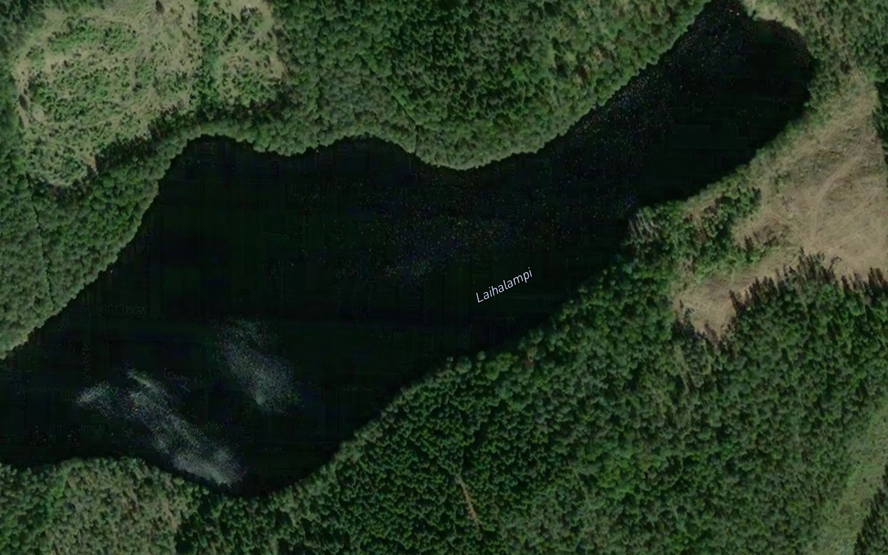 Satellite map of the Laihalampi