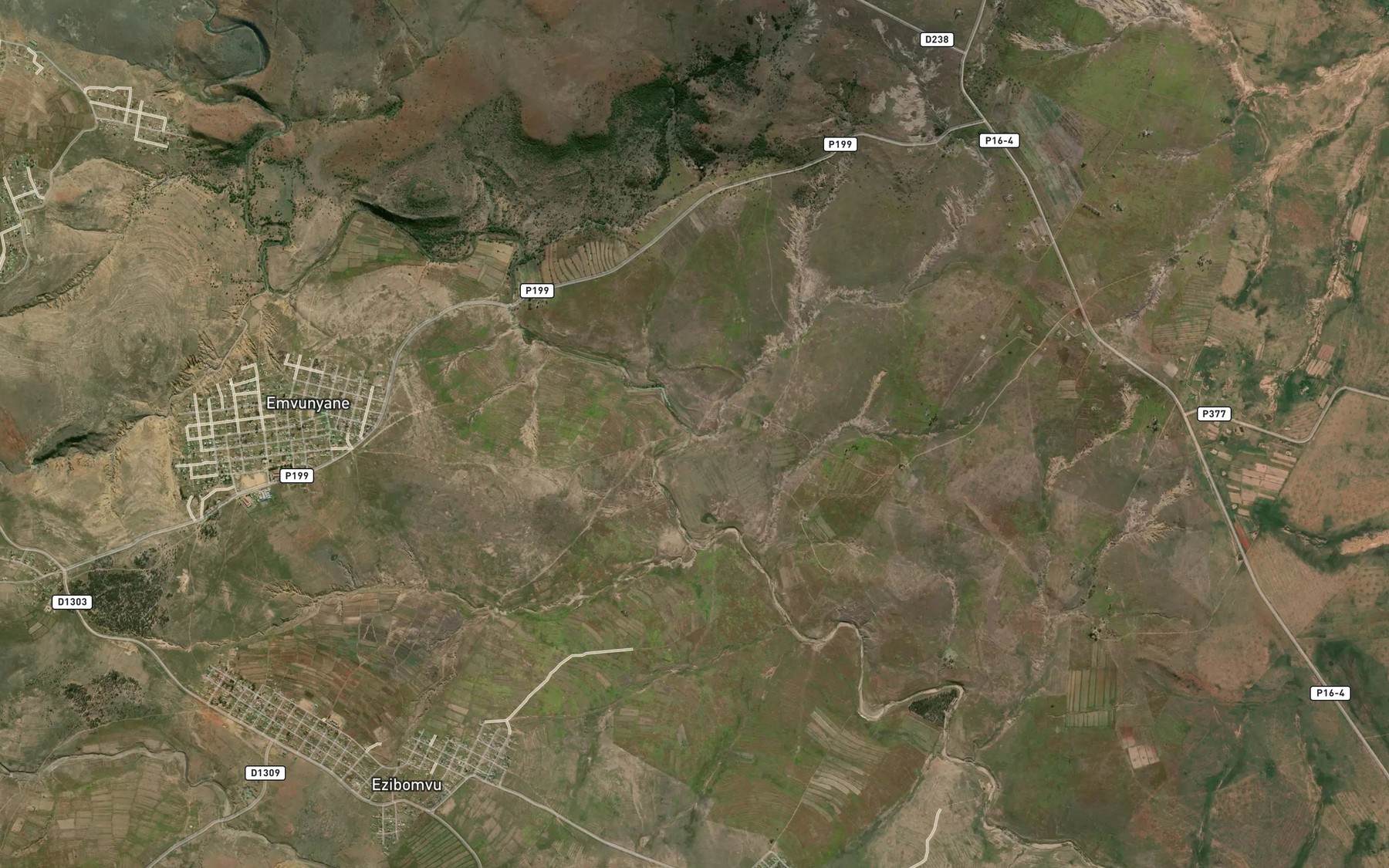 Satellite map of the Mbudle