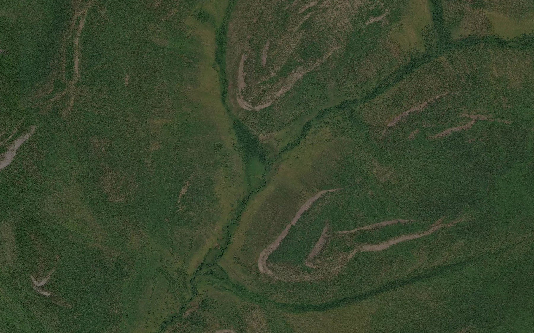 Satellite map of the Tumannyy