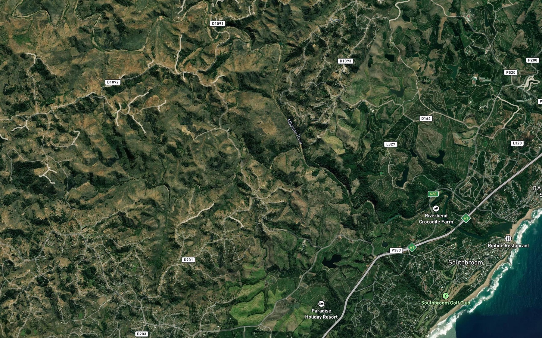 Satellite map of the Nqumbelo