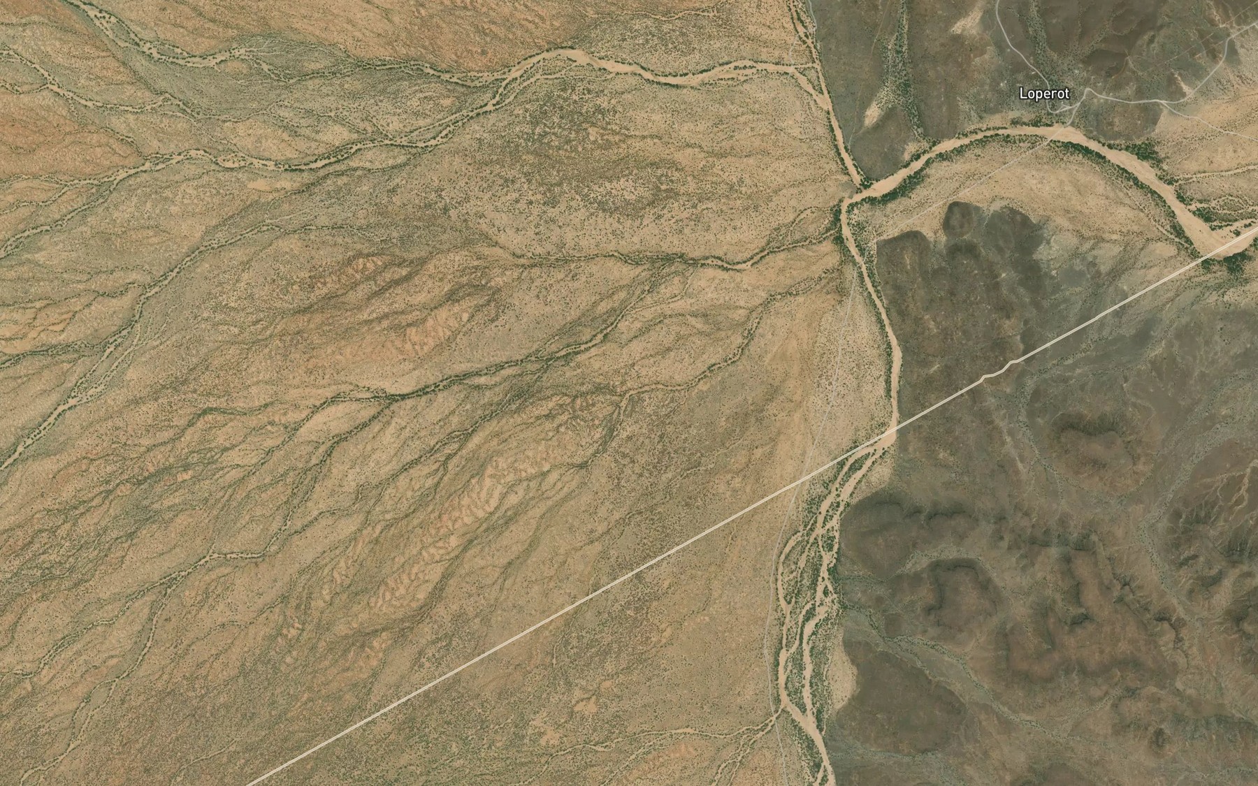Satellite map of the Kanaiki