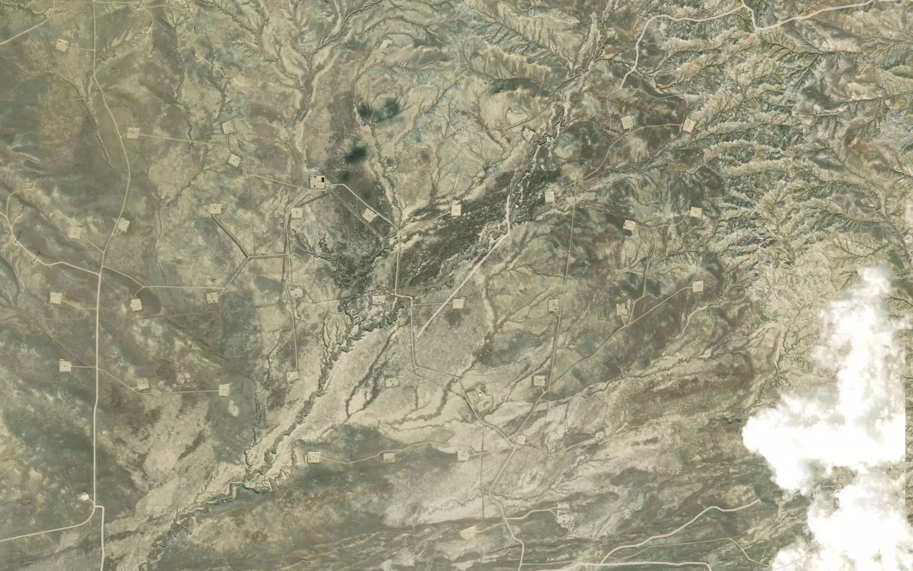 Satellite map of the East Reservoir