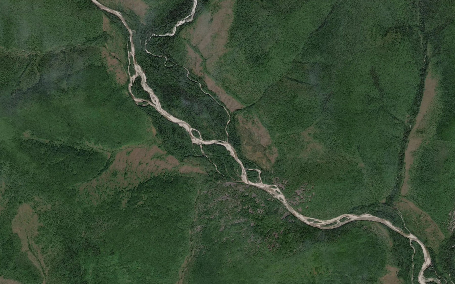 Satellite map of the Chintakinda