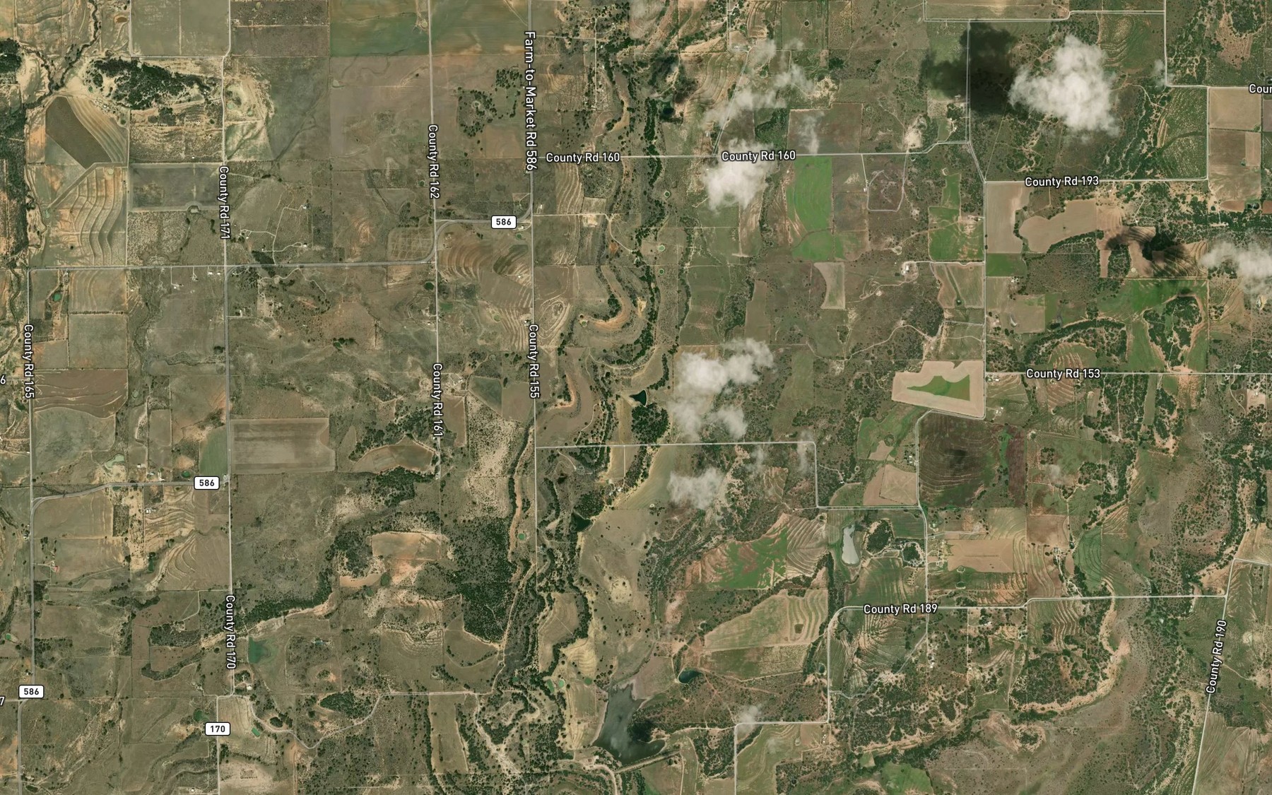 Satellite map of the Owens Lake