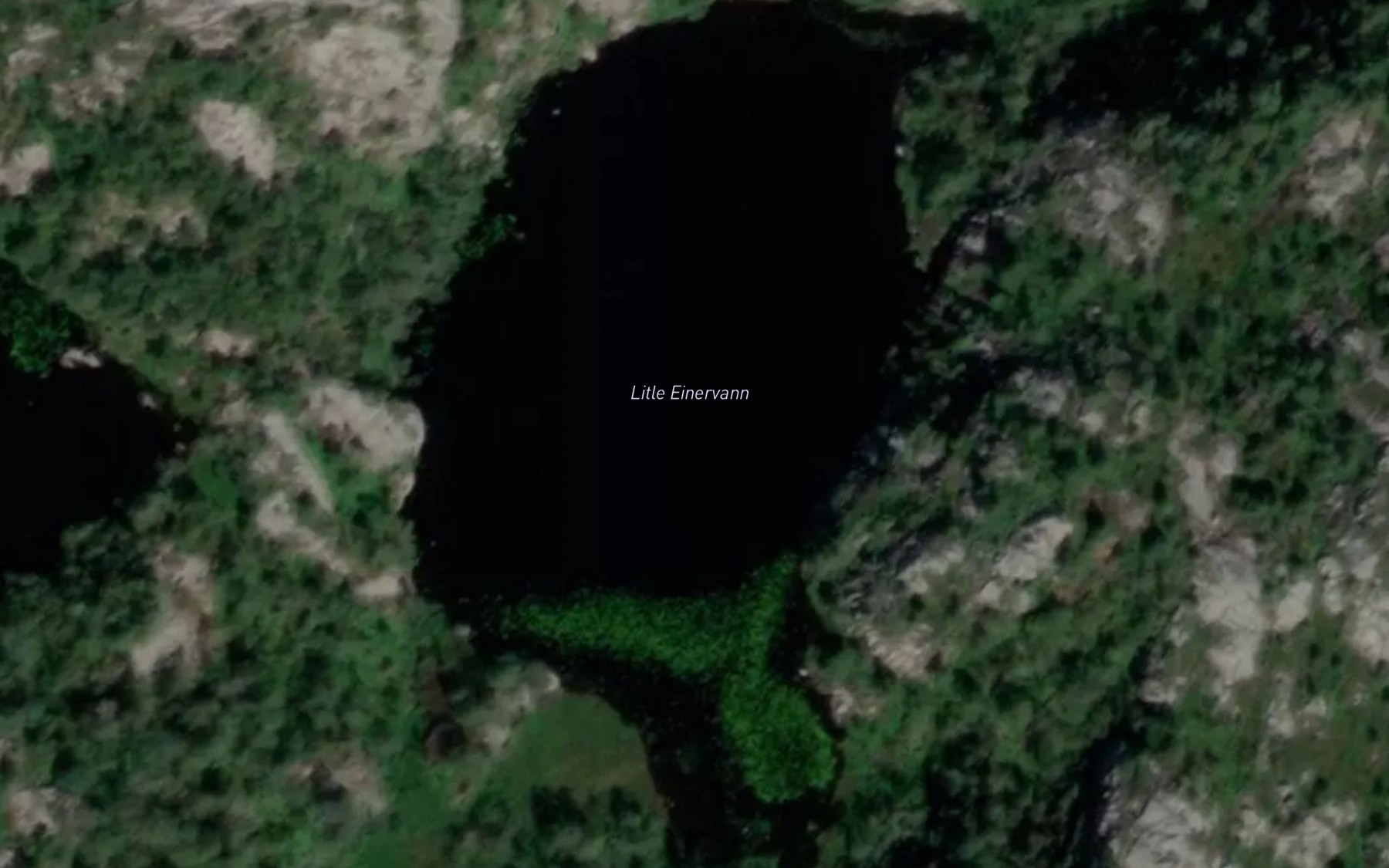 Satellite map of the Litle Einervann