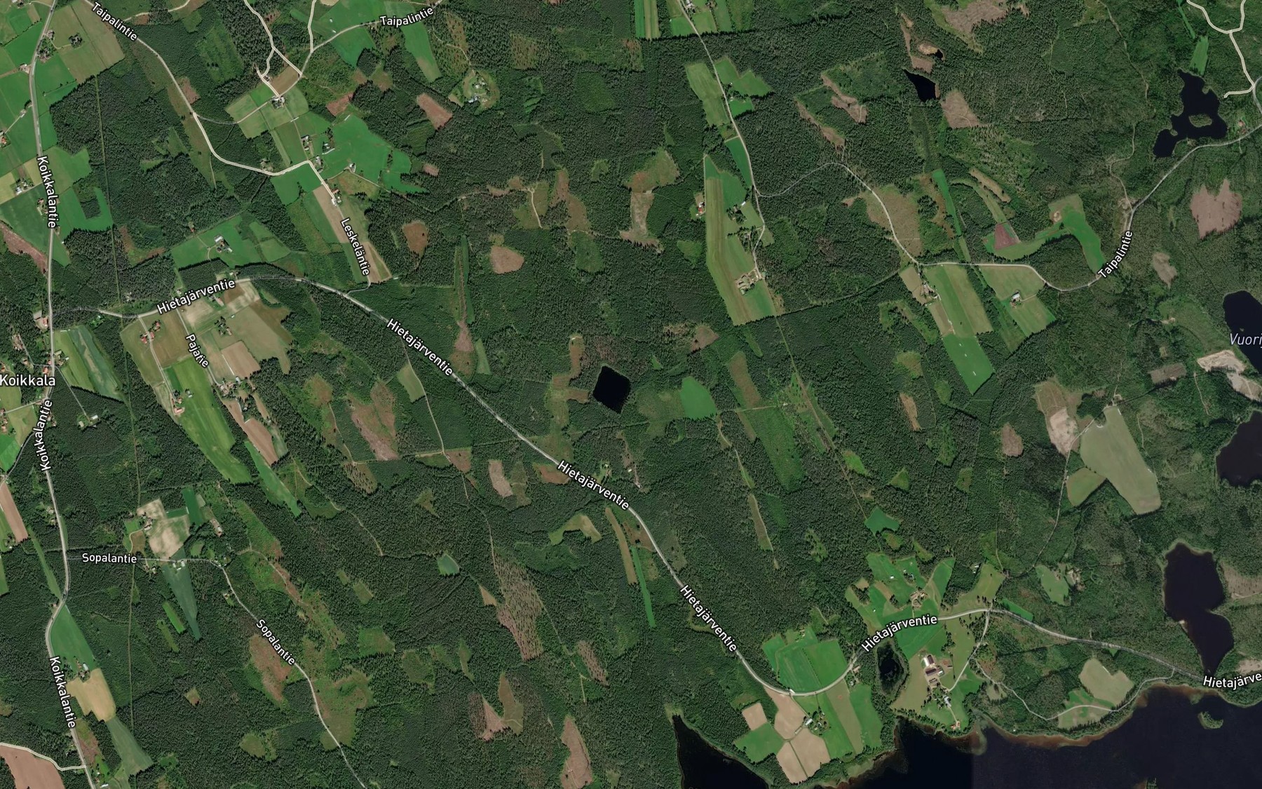 Satellite map of the Kukonoja