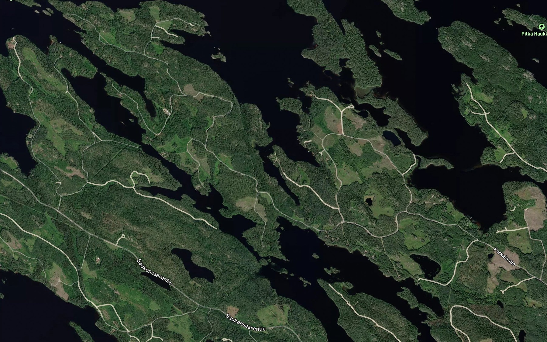 Satellite map of the Kivilahti