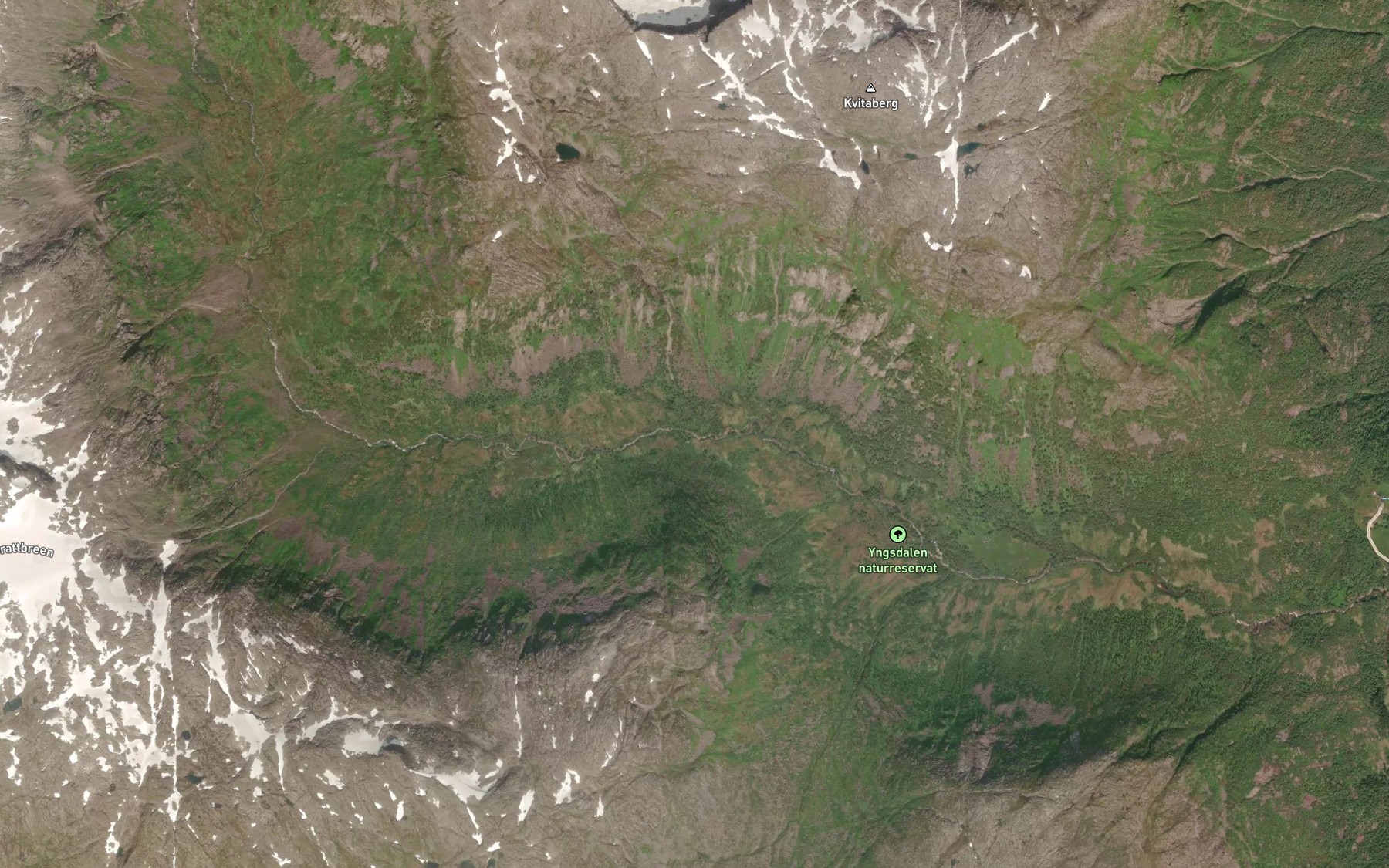 Satellite map of the Loken