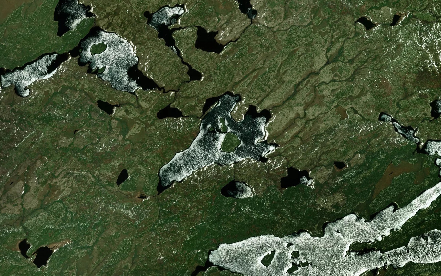 Satellite map of the Lac Wikui